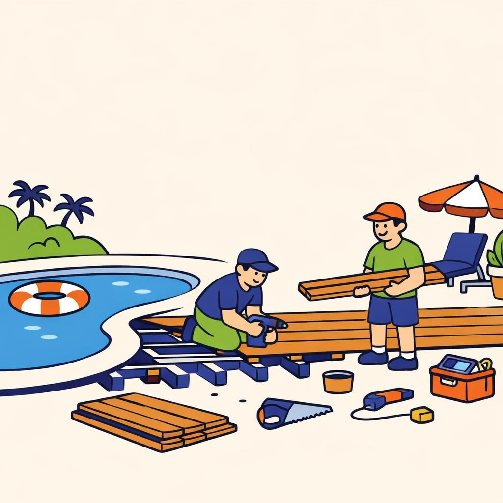 Pool Deck Installation